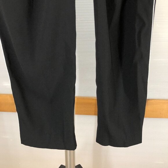Aritzia BABATON Conan Black White Stitch Stripe‎ Slim Cropped Trousers Sz 6 - Picture 6 of 13